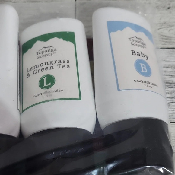 NEW Topanga Scents Trial‎ Size Goat's Milk Hand & Body Lotion Assorted Scents - Picture 4 of 5